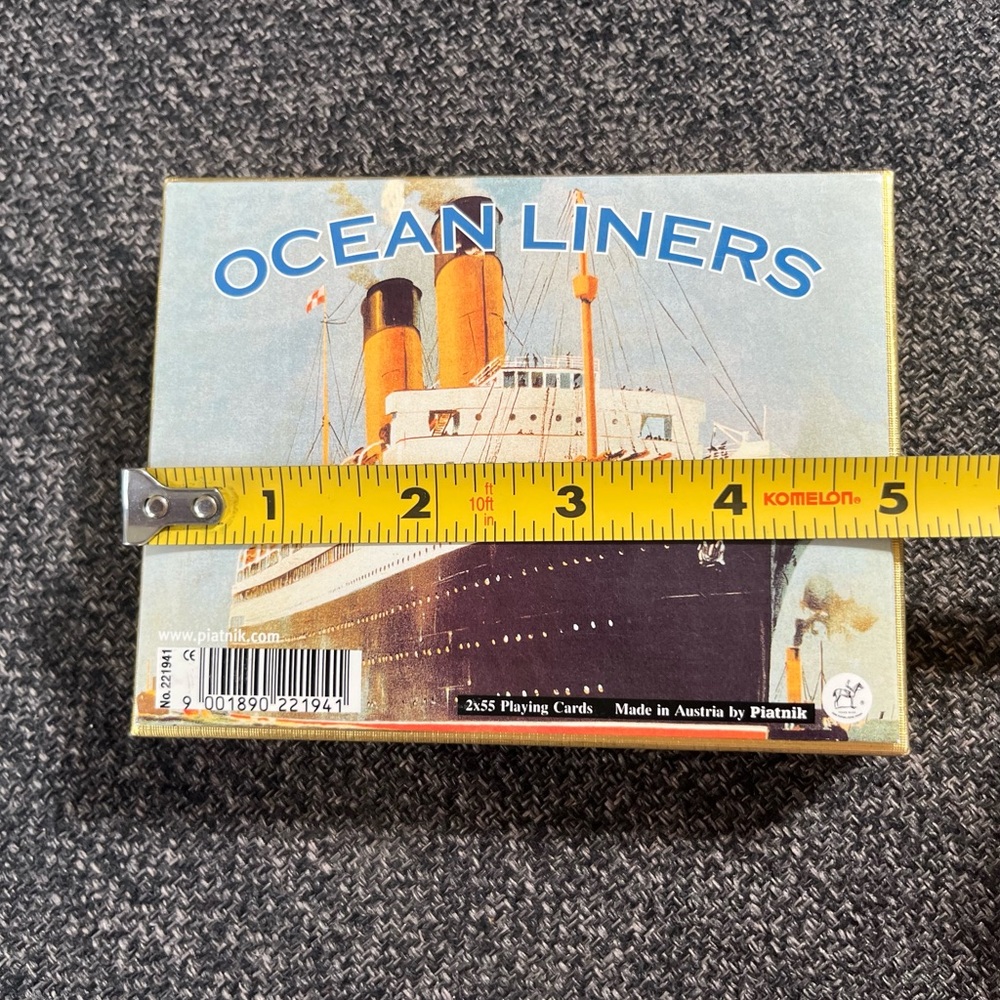 •Rare Piatnik No. 221941 Ocean Liners Playing Cards NWT• - Picture 5 of 6